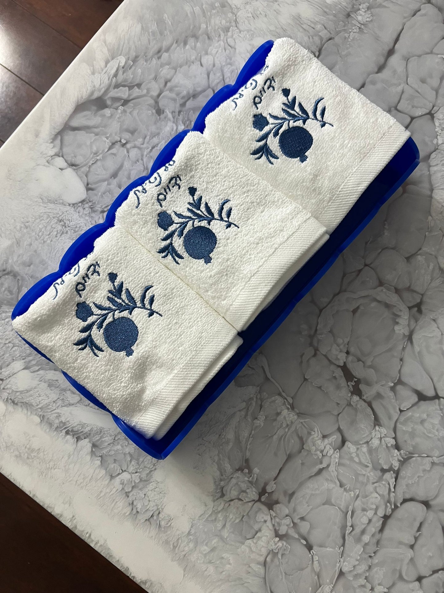 Towel + Tray Gift Set